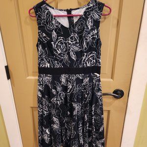 Anni Fit and Flare Floral Midi Dress